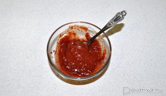 свиной окорок с аджикой в духовке