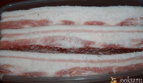 вкуснейшее домашнее сало с чесноком и сухой кавказской аджикой