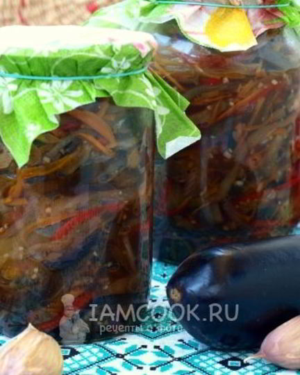 Рецепт баклажанов по-корейски на зиму