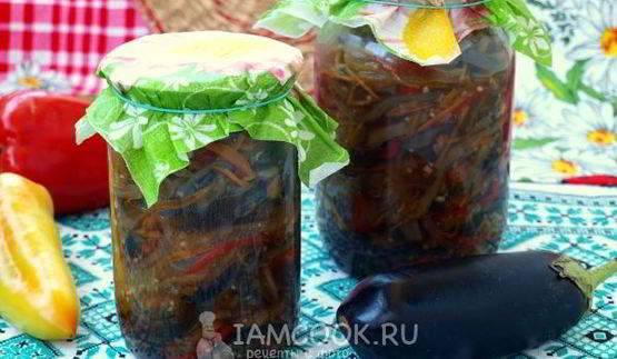 баклажаны по-корейски на зиму