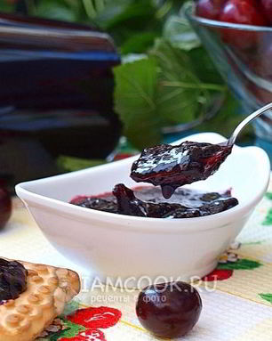 Джем из вишни и шелковицы