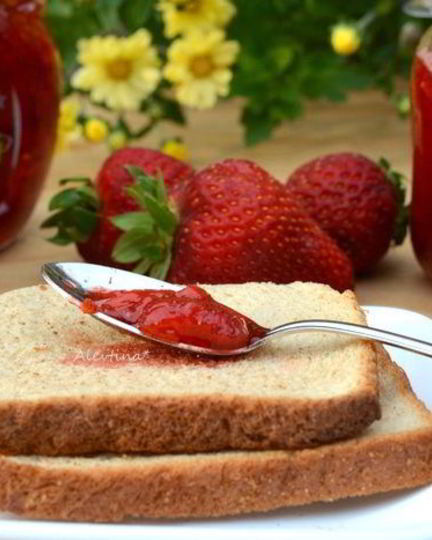 Рецепт клубнично-ванильного джем