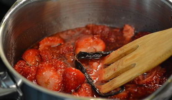 клубнично-ванильный джем