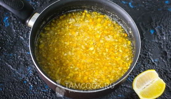 лимонный джем