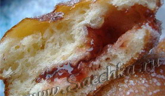 пончики с джемом berliner