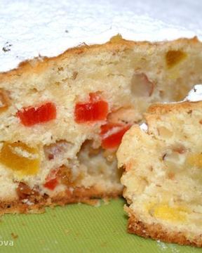 Штоллен с апельсиновым джемом