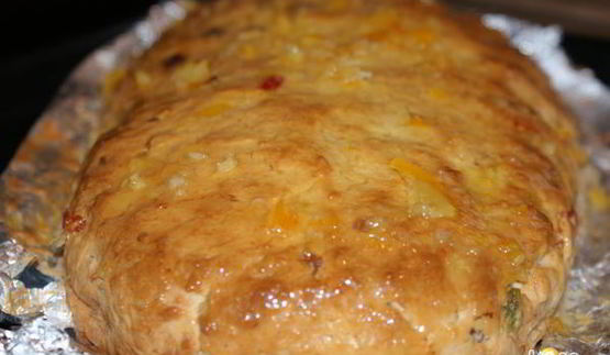 штоллен с апельсиновым джемом