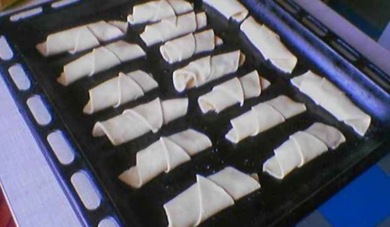 трубочки с джемом