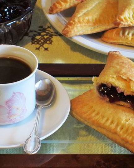 Рецепт творожных треугольников с джемом