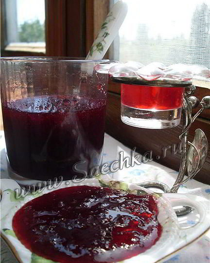 Рецепт вишневого джема рубинового