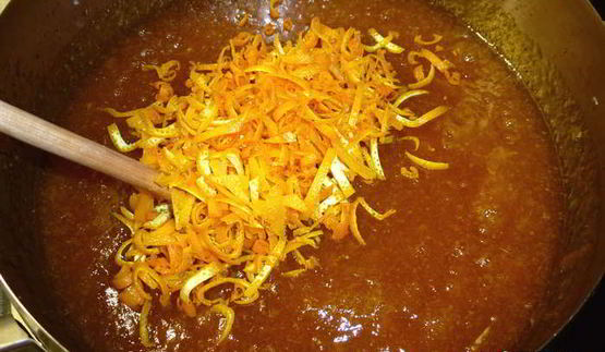 янтарный джем из апельсинов и лимонов