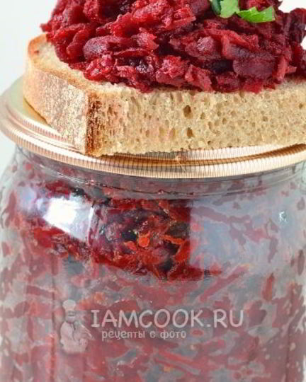 Рецепт икры из свеклы на зиму