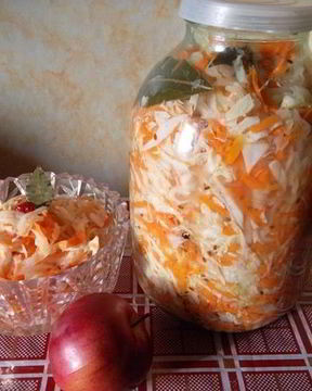 Капуста белокочанная квашеная