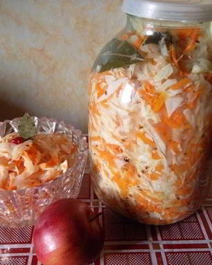 Капуста белокочанная квашеная