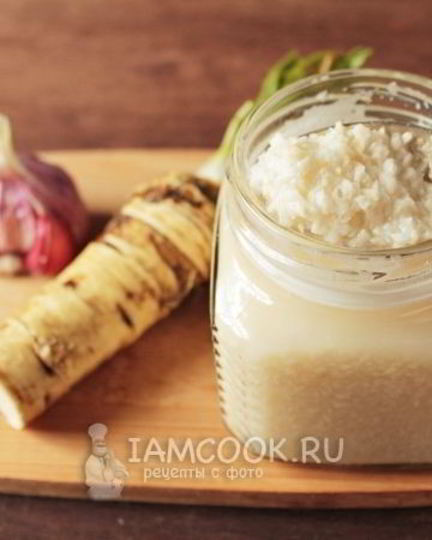 Рецепт хрена с чесноком на зиму