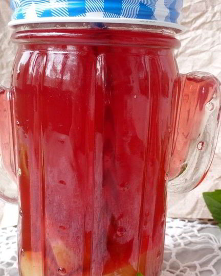 Рецепт душистого компота с мятой