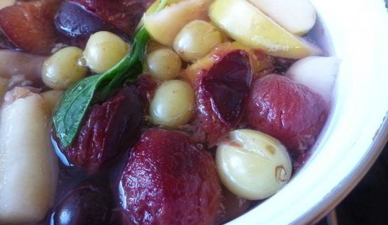 душистый компот с мятой