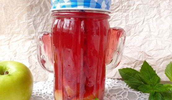 душистый компот с мятой