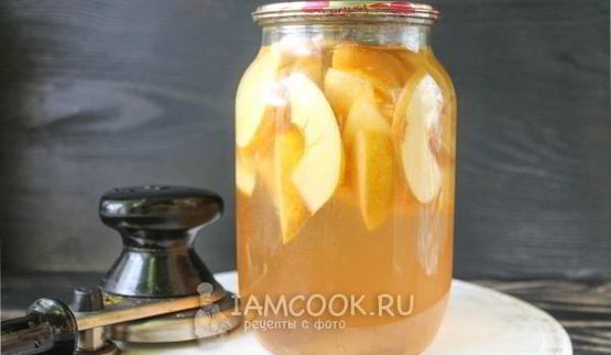 компот из айвы на зиму