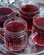 Компот из черноплодной рябины и брусники