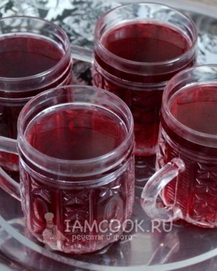 Рецепт компота из черноплодной рябины и брусники