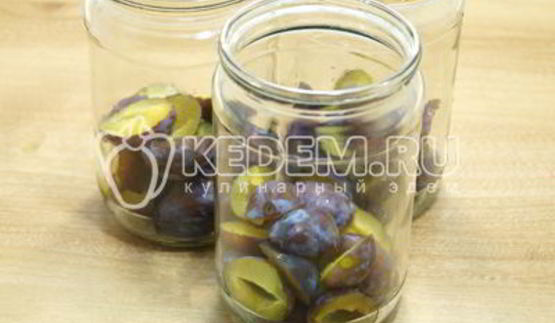 компот из груш и слив на зиму