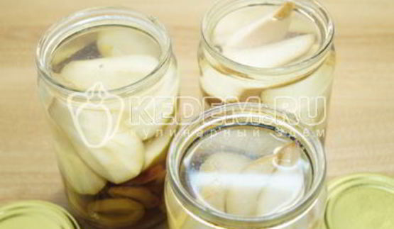 компот из груш и слив на зиму