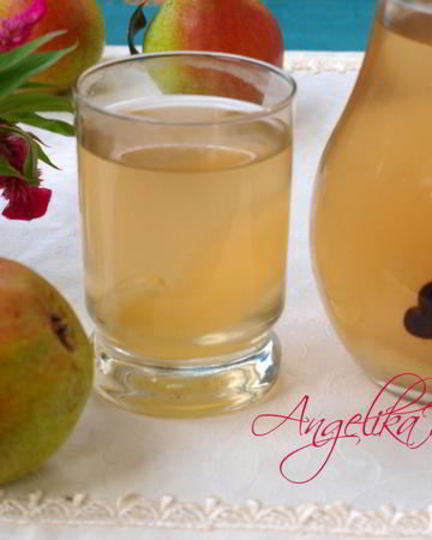 Рецепт компота из груш с корицей