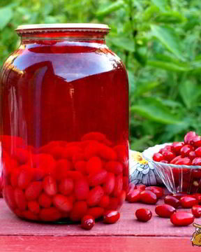 Компот из кизила на зиму