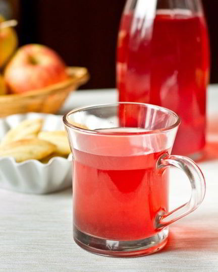 Рецепт компот из клубники и клюквы