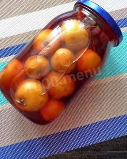 Рецепт компота из ранеток и сливы