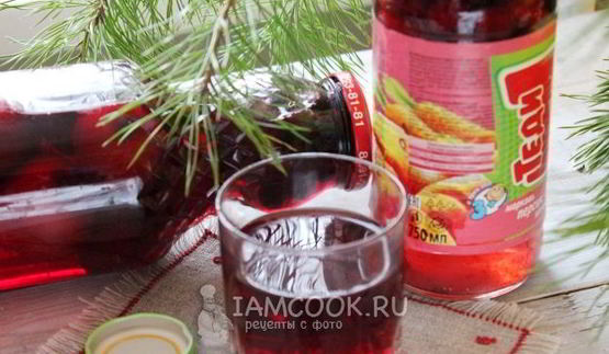 компот из ранеток и вишни на зиму