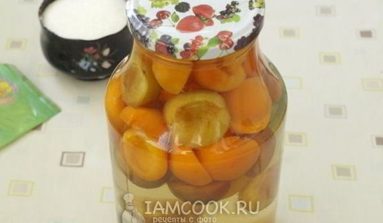 компот из сливы и абрикоса на зиму