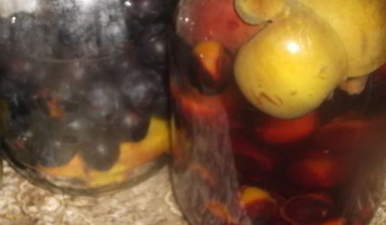 компот сливово-яблочный