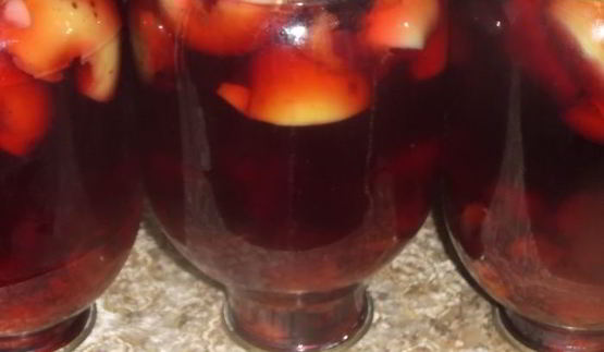 компот сливово-яблочный