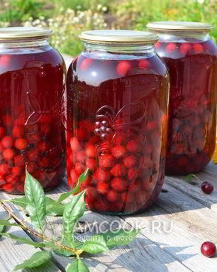 Концентрированный компот из вишни на зиму