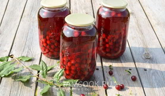 концентрированный компот из вишни на зиму