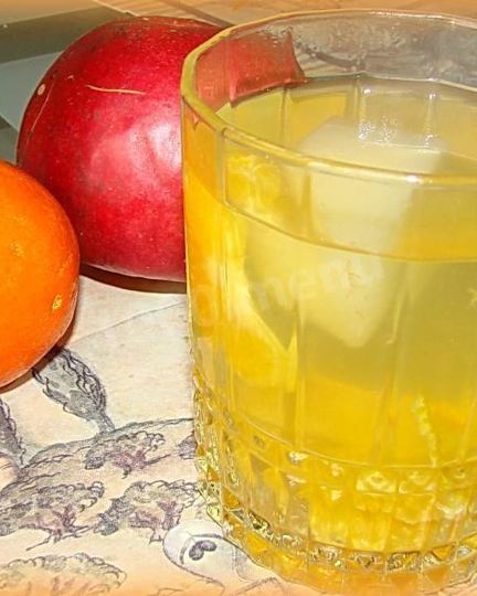 Рецепт мандаринового компота из мандарин и яблок на зиму