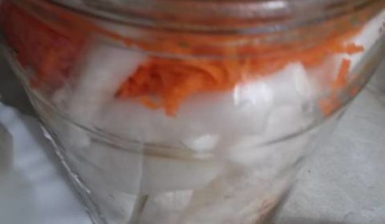 консервированная редька с морковью на зиму