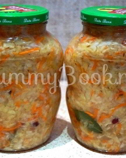 Рецепт квашеной капусты с клюквой