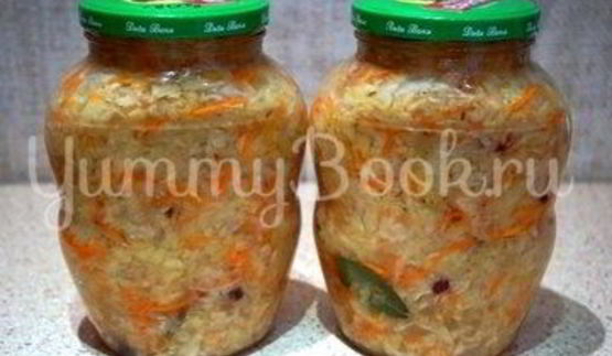 квашеная капуста с клюквой