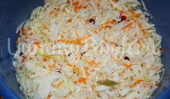 квашеная капуста с клюквой