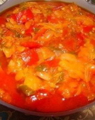 Домашнее лечо из болгарского перца и помидор