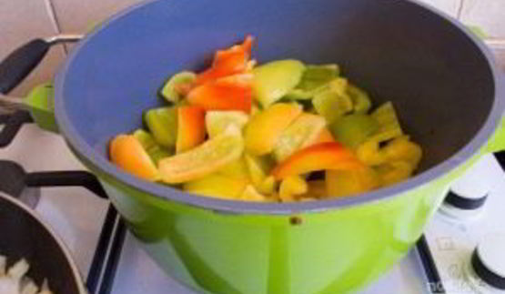 лечо из перца и помидоров