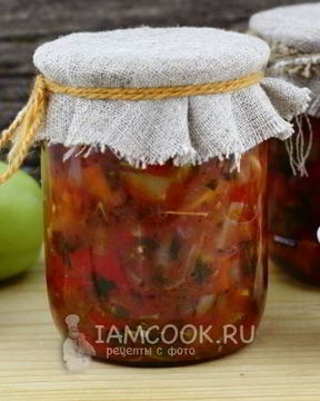 Лечо из перца, помидоров и лука