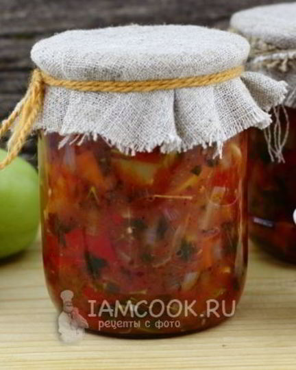 Рецепт лечо из перца, помидоров и лука