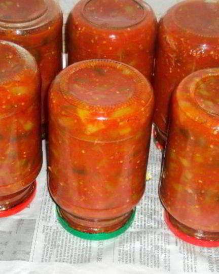 Рецепт лечо с баклажанами