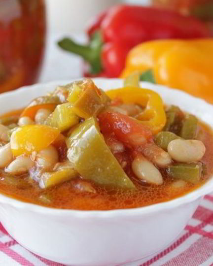 Рецепт лечо с фасолью