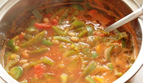 лечо с фасолью