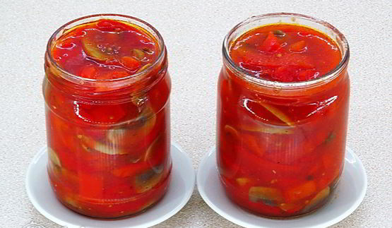 лечо с грибами на зиму